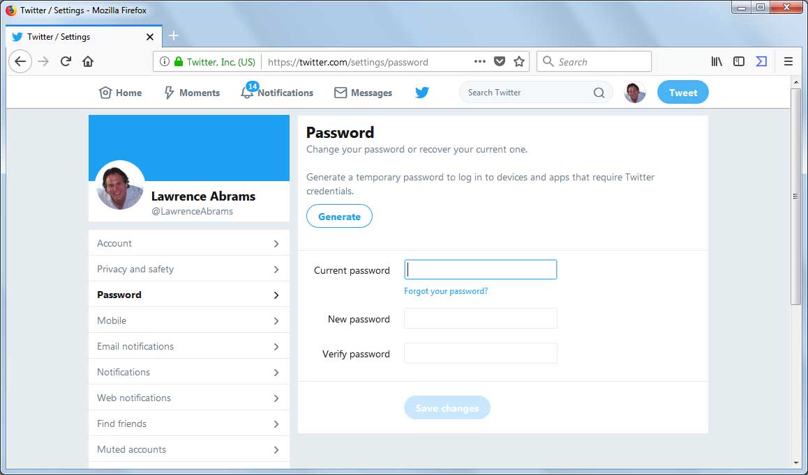 How to Change Your Twitter Password: A Complete Guide